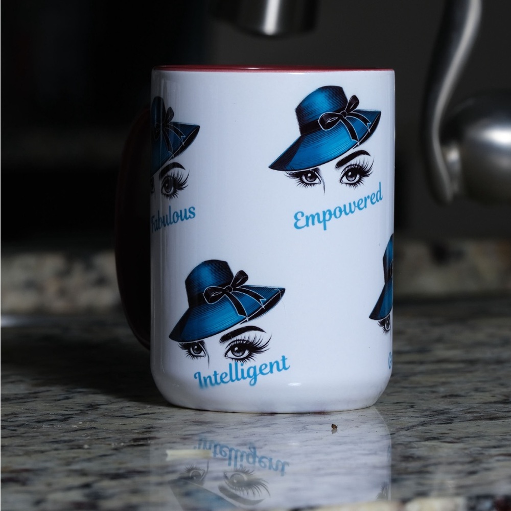 Custom Made Eyes of Allure Ceramic Mug (15 oz)